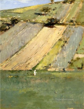 セーヌ川の谷 ジヴェルニー セオドア・ロビンソン Oil Paintings